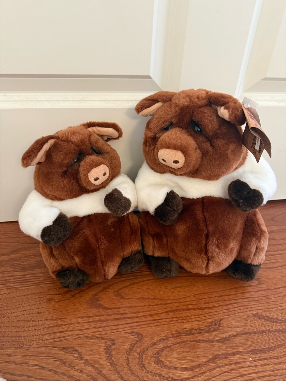 Dakin Lou Rankin Friends Fremont Pig Plush Pair Vintage Stuffed Animals